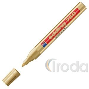 Lakkmarker 750-53 kerek hegy 2-4mm arany Edding