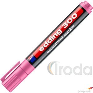Filctoll Edding 300 kerek alkoholos 1,5-3mm rózsaszín