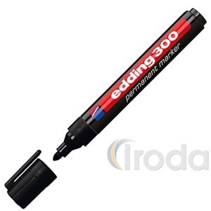 Filctoll 300 kerek alkoholos 1,5-3mm fekete Edding
