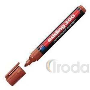 Filctoll Edding 300 kerek alkoholos 1,5-3mm barna