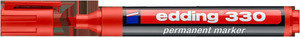 Filctoll 330 vágott alkoholos 1-5mm piros Edding