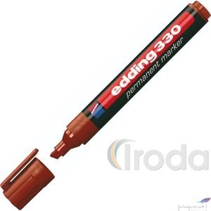 Filctoll Edding 330 vágott alkoholos 1-5mm barna