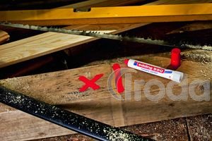 Edding 950 ipari jelölőkréta, festékpaszta fekete