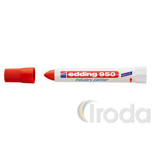 Edding 950 ipari jelölőkréta, festékpaszta piros