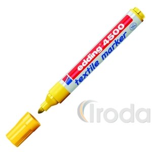 Edding 4500 textilfilc sárga