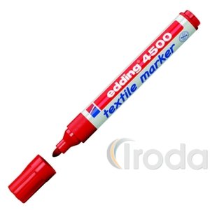 Edding 4500 textilfilc piros