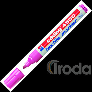 Edding 4500 textilfilc neon rózsa