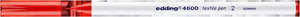 Edding 4600 textilfilc piros