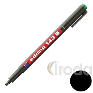 Filctoll 143/B alkoholos vágott 1-3mm fekete Edding