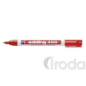 Filctoll -400- alkoholos kerek 1mm PIROS EDDING