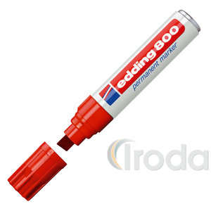 Edding 800 alkoholos marker vastag piros