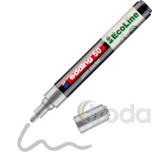 EDDING 50 Lakkmarker, kerek 2-3mm ir&oacute;cs&uacute;cs, ez&uuml;st