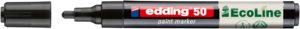 EDDING 50 Lakkmarker, kerek 2-3mm ir&oacute;cs&uacute;cs, fekete