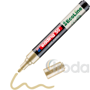 EDDING 50 Lakkmarker, kerek 2-3mm ir&oacute;cs&uacute;cs, arany