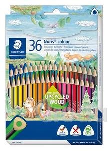 Színes ceruza készlet Staedtler Noris Colour 187', 36 szín, háromszögletű test