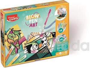 F&uacute;j&oacute;s filctoll k&eacute;szlet, cs&iacute;koz&aacute;s, MAPED CREATIV Blow pen Art