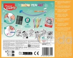 F&uacute;j&oacute;s filctoll k&eacute;szlet, cs&iacute;koz&aacute;s, MAPED CREATIV Blow pen Art
