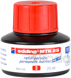 EDDING MTK25 permanent utántöltő tinta piros