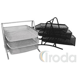 Iratt&aacute;lca f&eacute;mh&aacute;l&oacute;s A4 3-r&eacute;szes fekete Trend