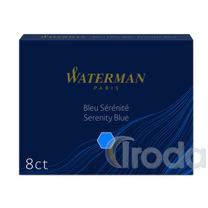 Töltőtoll patron -52002- hoszú KÉK WATERMAN 8db/dob