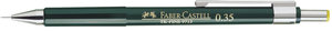Faber-Castell Nyom&oacute;siron 0.35mm TK-FINE 9713 s&ouml;t&eacute;tz&ouml;ld testsz&iacute;n s&aacute;rga sz&iacute;nű nyom&oacute;gomb v&eacute;ggel