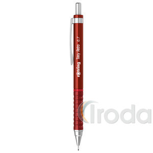Nyomósirón, 0,7 mm, rOtring Tikky Retro, piros