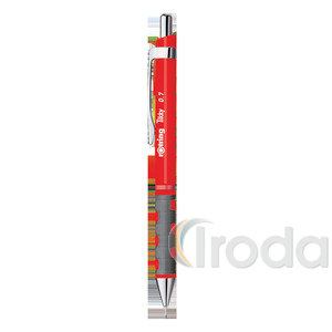 Nyomósirón, 0,7 mm, rOtring Tikky, piros