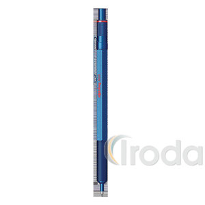Rotring '600' Golyóstoll, 1,0 mm, nyomógombos, sötét kék színű fém test