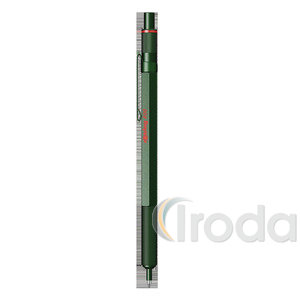 Rotring '600' Golyóstoll, 1,0 mm, nyomógombos, sötét zöld színű fém test