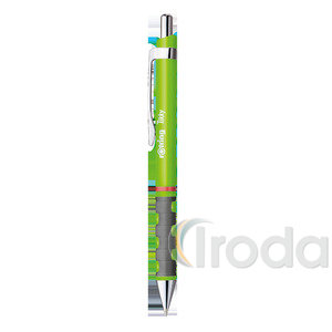 rOtring Golyóstoll, 1,0 mm, nyomógombos, rOtring Tikky, neonzöld