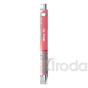rOtring Golyóstoll, 1,0 mm, nyomógombos, rOtring Tikky, tearózsa