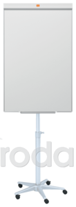 Flipchart tábla Nobo Classic acél mobil fehértábla és flipchart állvány, fehér
