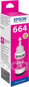 Tinta Epson T66434 (No.664) eredeti, magenta