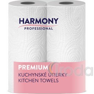 Konyhai kéztörlő 2 rtg. 2 tek. 100% FEHÉR 11 m=50 lap Harmony Professional 1167