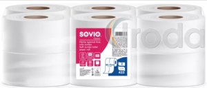 SOVIO toalettpap&iacute;r 80,75mtr 18cm &aacute;tm&eacute;rő 2 r&eacute;tegű 100% cellul&oacute;z