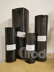 Szemeteszsák 135 liter, fekete, 70x110cm, 15mic 10db/roll