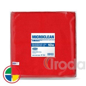 BonusPRO MicroCLEAN kendő piros 10/1 HoReCa - HACCP