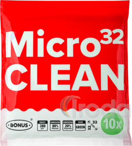 BonusPRO MicroCLEAN kendő z&ouml;ld 10/1 HoReCa - HACCP