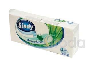 Papírzsebkendő 3 rétegű Sindy Classic 100db/csom