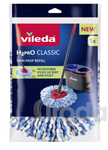 Vileda H2PrO ped&aacute;los felmos&oacute; ut&aacute;nt&ouml;ltő mop