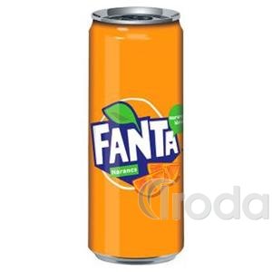 Fanta szénsavas üdítőital, dobozos 0,33l