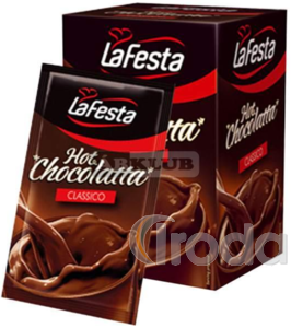 Forr&oacute; csokol&aacute;d&eacute; LaFesta 250g