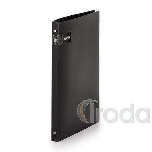 P+P Classic black Gyűrűsk.P+P A4 4gy 20mm fekete  2-101