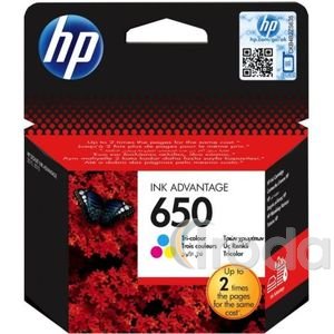 HP eredeti No.650C CZ102AE, 3 színű tintapatron