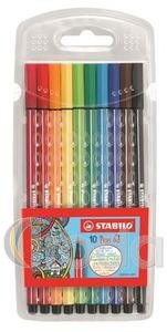 Rostirón készlet Stabilo Pen 68 1.0 mm 10 db-os