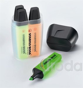Szövegkiemelő készlet Stabilo Boss Big Box 4 db-os dobozban