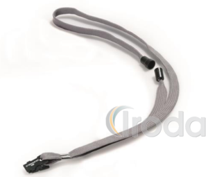 DURABLE Nyakbaakasztó, klippel, DURABLE, szürke (811910)