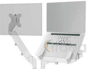 Leitz Ergo Dual helytakar&eacute;kos monitor- &eacute;s laptopkar, vil&aacute;gosz&uuml;rke