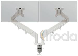 Leitz Ergo Dual helytakar&eacute;kos monitorkar k&eacute;t monitorhoz, vil&aacute;gos z&uuml;rke