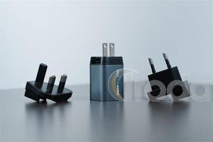 H&aacute;l&oacute;zati t&ouml;ltő, 1xUSB-C PD (35W), USB-A QC 3.0, EU/UK/US, GaN, VERBATIM